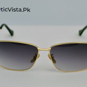 Opticvista SG002 - Gold-Framed Sunglasses